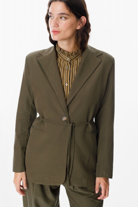 Blazer Diario Verde Militar