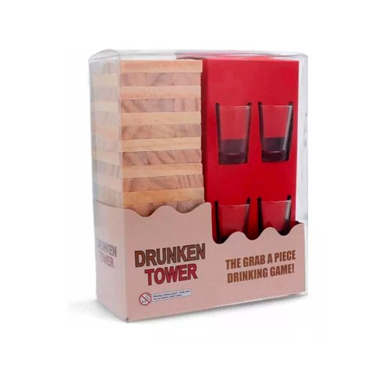 Juego de Mesa Jenga Shot Drunken Tower 