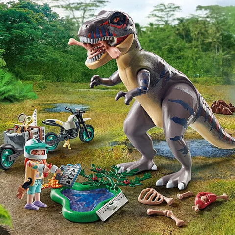 Exploradora de Dinosaurio Tiranosaurio Rex Playmobil 46 Piezas U