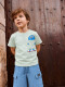 REMERA SIMIL THIAGO VERDE GRISACEO