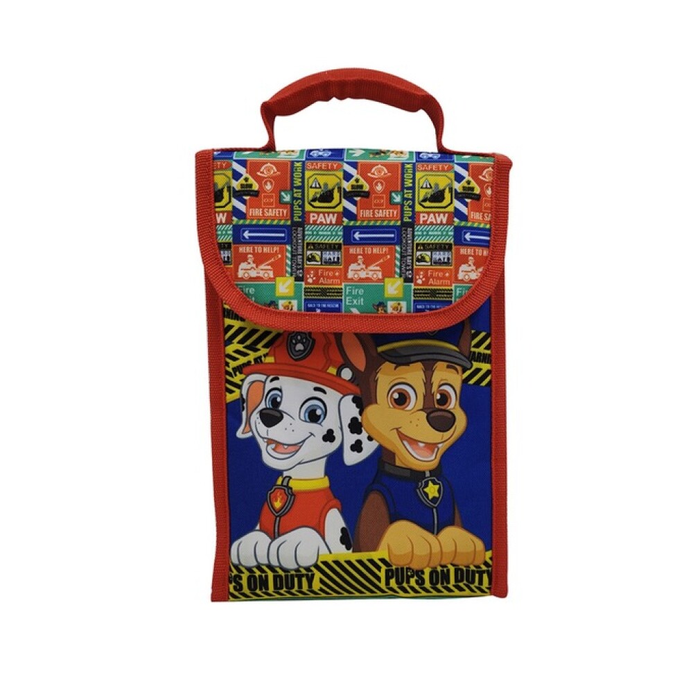 Lunchera termica paw patrol azul rojo