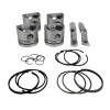 JUEGO DE PISTONES 1 MM GOL G1 / G2 1.6D CON AROS Juego De Pistones 1 Mm Gol G1 / G2 1.6d Con Aros