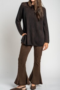Sweater Texturado Negro