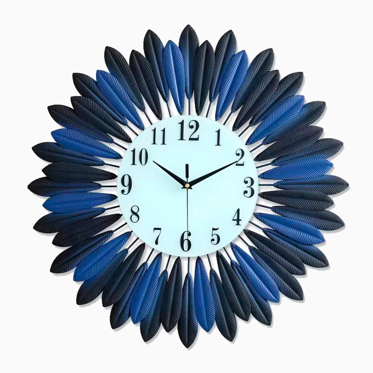 Reloj De Pared Flechas Azul Y Negras 