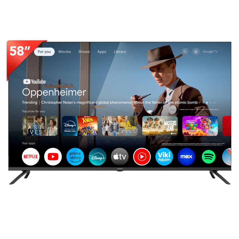 Smart TV 58'' AIWA | Google TV | Ultra HD 4K Smart TV 58'' AIWA | Google TV | Ultra HD 4K