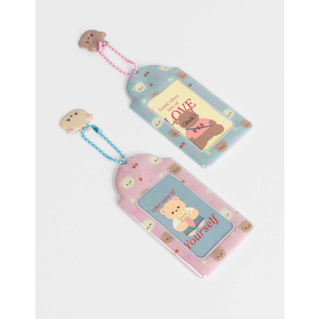 Llavero Y Charm Para Compartir Ositos Combinacion Multicolor