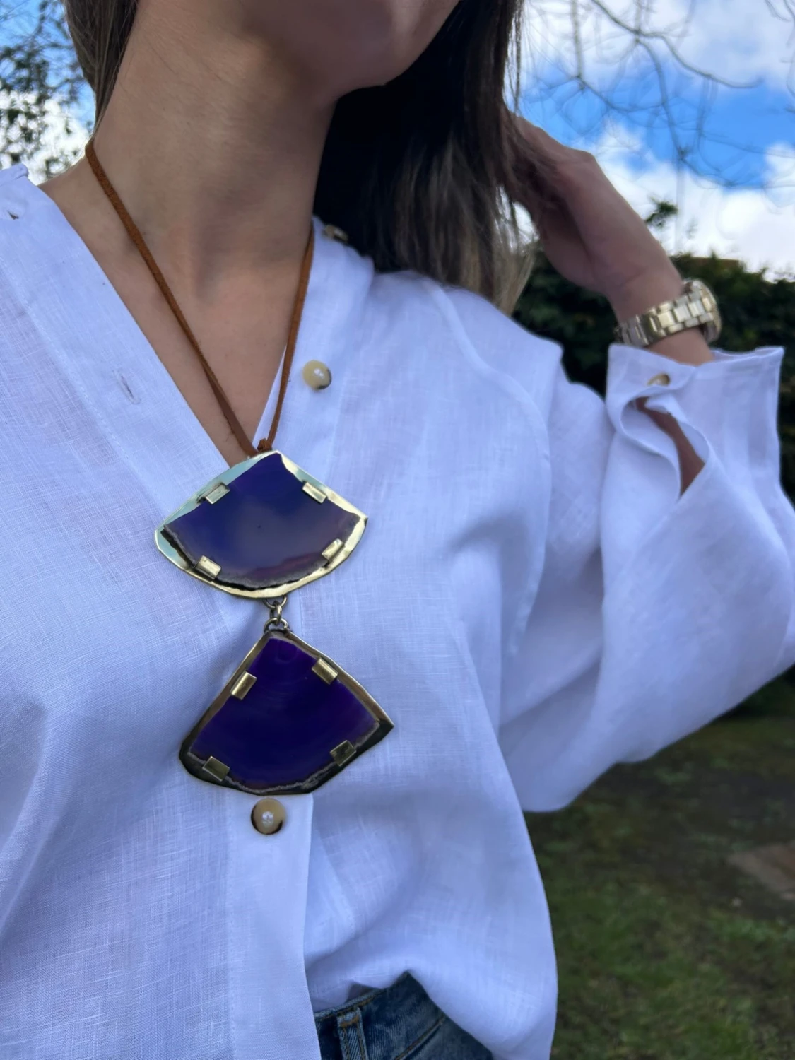 Cracked Necklace