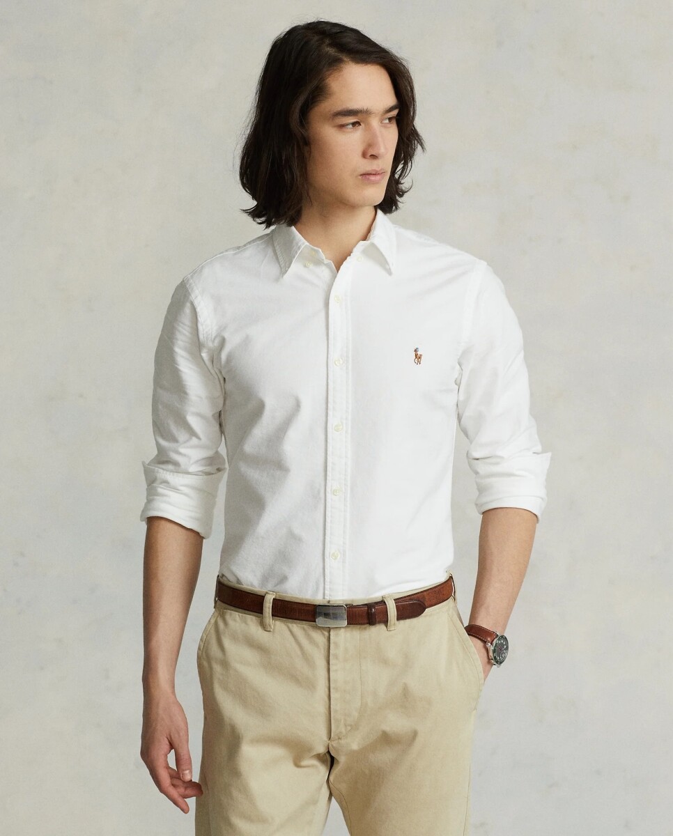 Camisa Oxford Polo Ralph Lauren - Blanco 