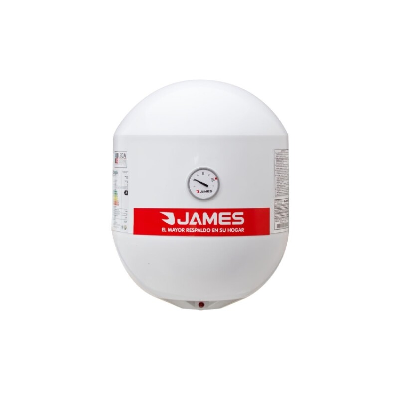 Termotanque Calefon Acero James 30 Lts Cilindrico A Termotanque Calefon Acero James 30 Lts Cilindrico A