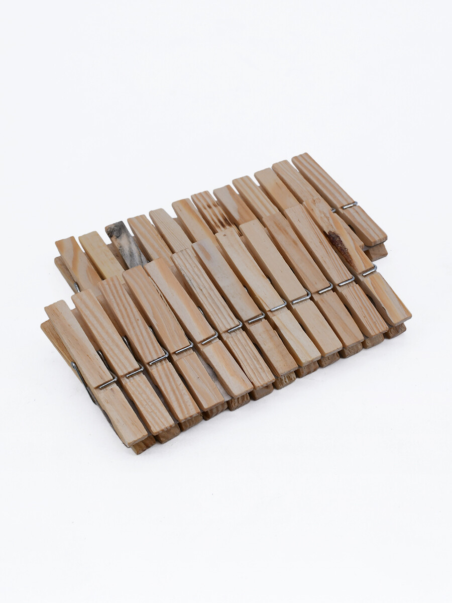 PALILLOS MADERA 24 PCS - MADERA 