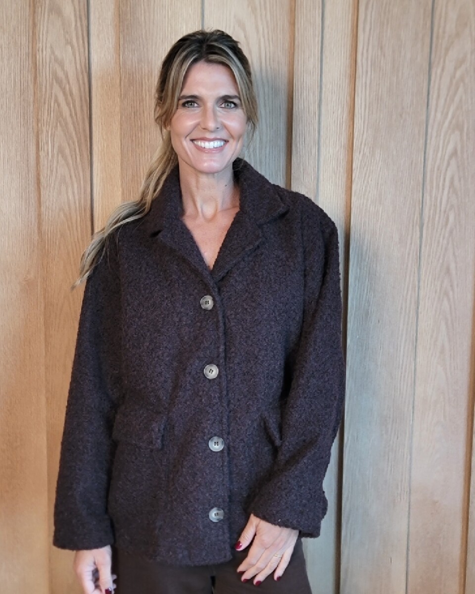 Sobreacamisa Budapest - Corderito Chocolate 