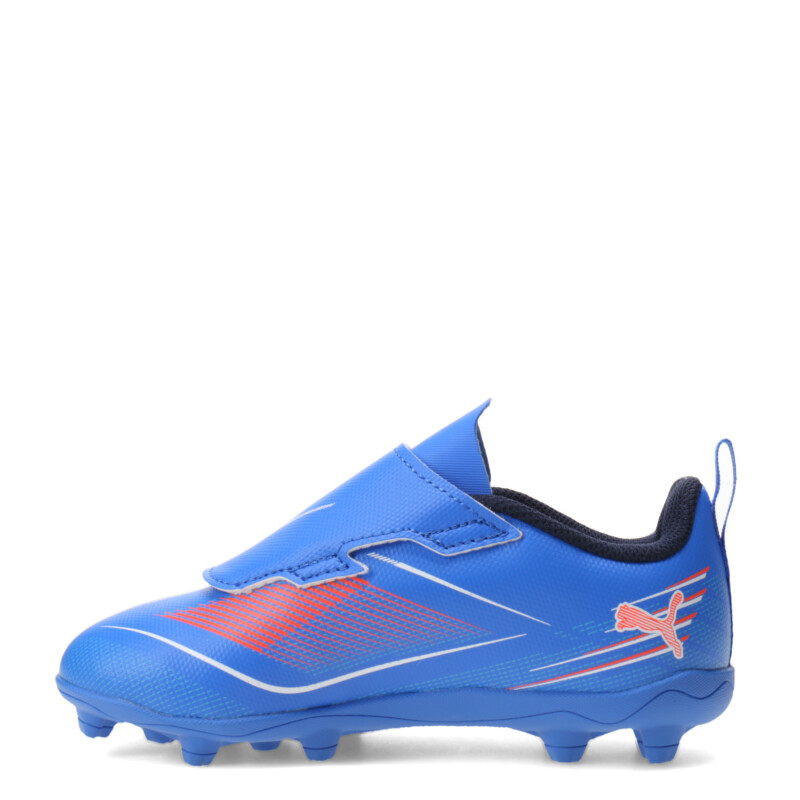 Championes de Niños Puma Futbol 11 Ultra 6 Play FG Azul - Blanco - Rojo