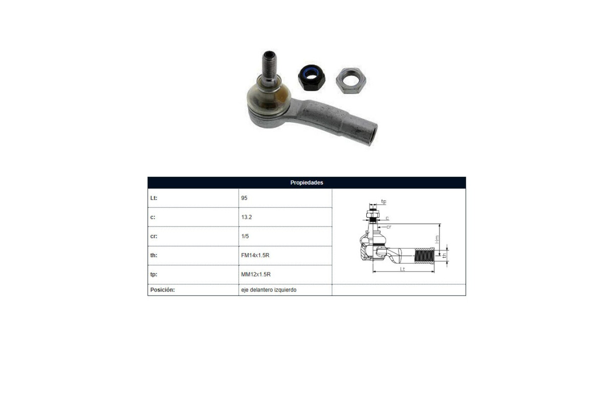 Puntero Audi A3, Volks Bora/Golf 96-25 Izq Puntero Audi A3, Volks Bora/Golf 96-25 Izq