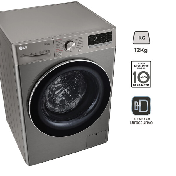 Lavasecarropas Lg Wd12vvc4s6c 12kg LAVASECARROPAS LG 12/7KG WD12VVC4S6C INO