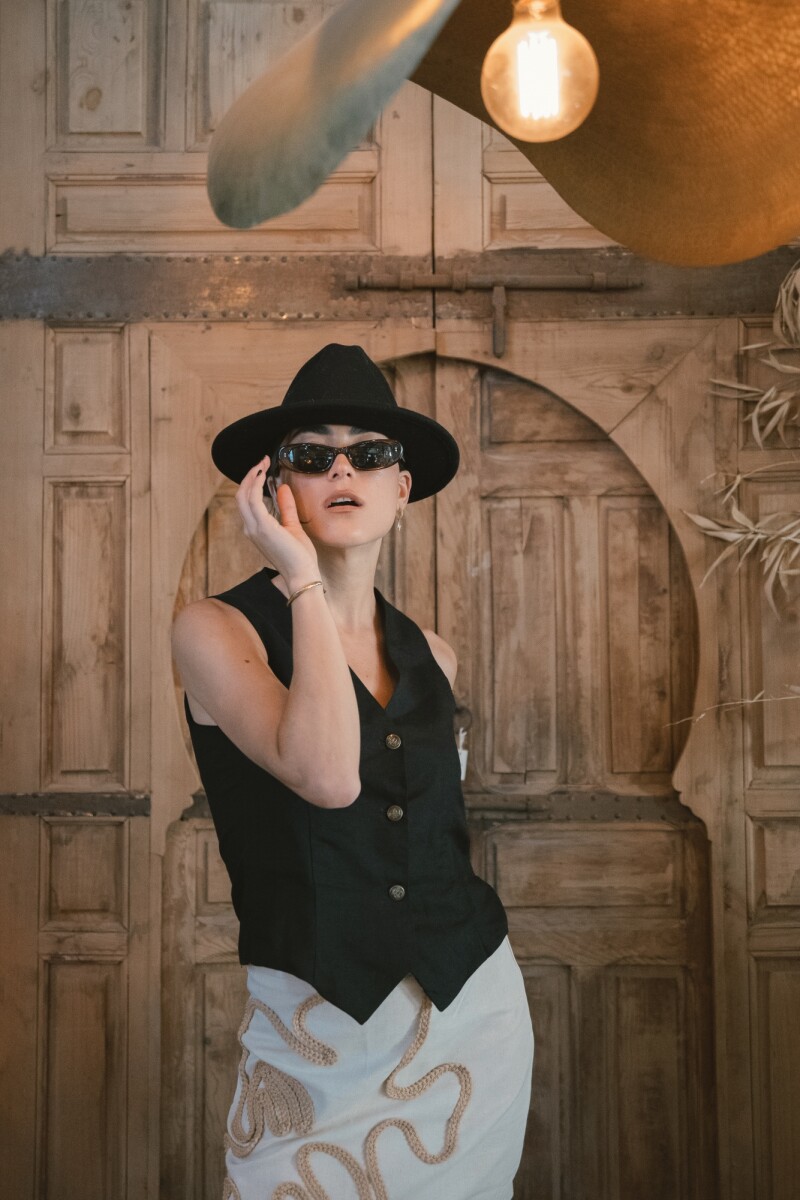 Chaleco Alcazar - NEGRO 
