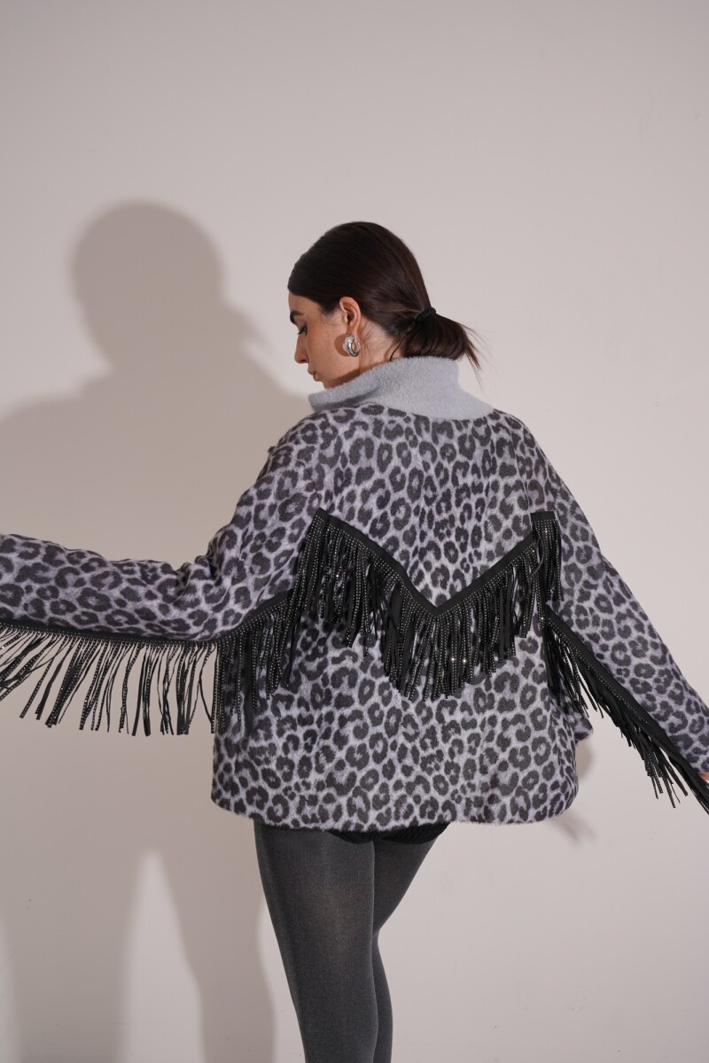 SACO FLECOS Animal Print