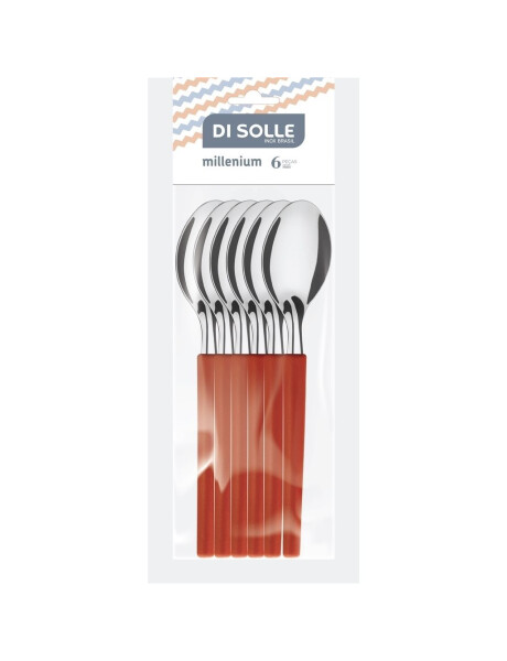 SET 6 CUCHARA MESA 19.6CM M/ROJO MILLENIUM SET 6 CUCHARA MESA 19.6CM M/ROJO MILLENIUM