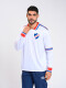 CAMISETA RETRO Nacional Hombre Blanco, Azul Royal, Rojo