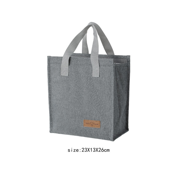 Lunchera térmica melange rectangular gris