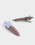 Piquitos Con flores Set De Piquitos Con Glitter - Combinacion Bicolor