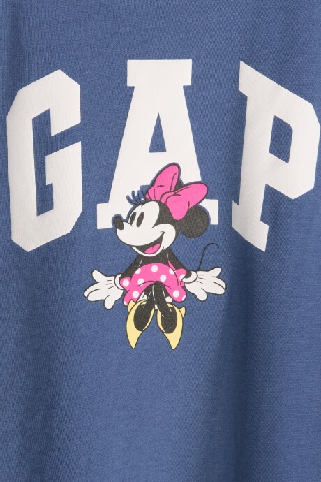 Remera Logo Gap Disney Toddler Niña Bijoue Blue