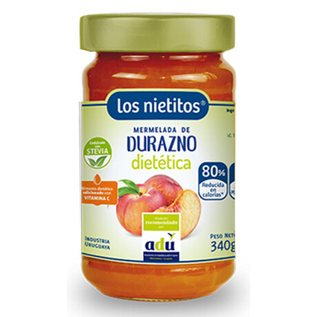 MERMELADA LOS NIETITOS 0% C/STEVIA 340G DURAZNO MERMELADA LOS NIETITOS 0% C/STEVIA 340G DURAZNO