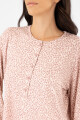 Pijama peach muna flores Flores