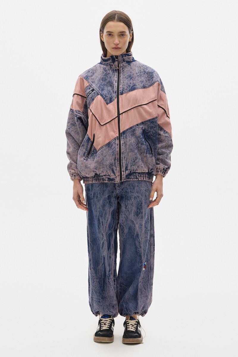 CAMPERA OLíMPICA DENIM WASHED 