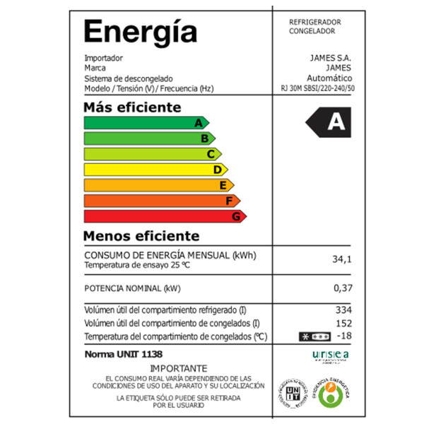 Heladera James Rj 30m Sbsi HELADERA JAMES BY SIDE RJ30MSBSI 7002