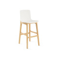Banqueta Alta Woody White
