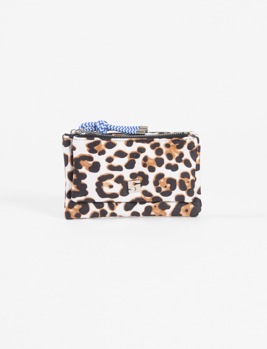 Monedero de tela - animal print 