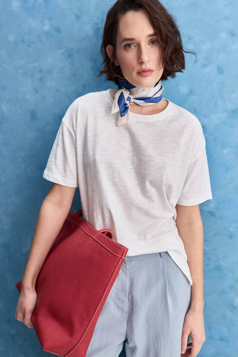 Remera Allie Beendict Blanco