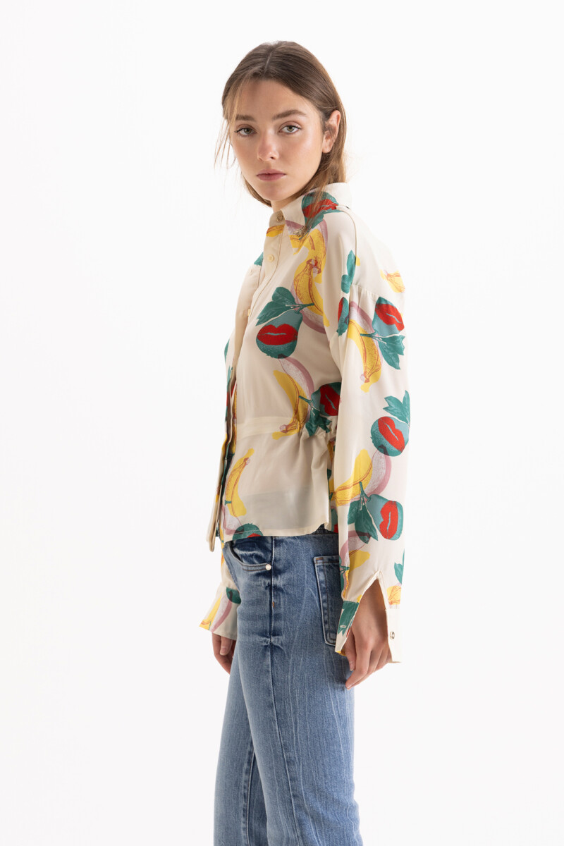 CAMISA FRUIT Beige
