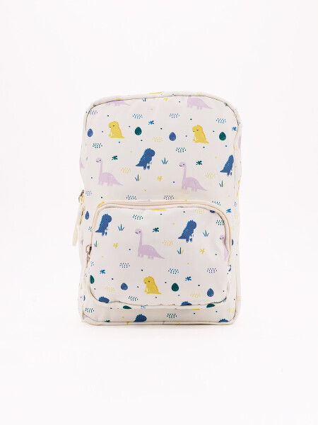 MOCHILA PREESCOLAR DINO AZUL