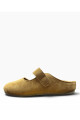 Zueco balerina con hebilla BT406 Camel
