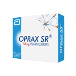 OPRAX S.R. 150 MG. CJ X 30 COMPRIMIDOS única