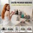 Set X5 Estante Organizador Baño Accesorio Jaboneras Adhesivo IMBACK Color Negro Set X5 Estante Organizador Baño Accesorio Jaboneras Adhesivo IMBACK Color Negro