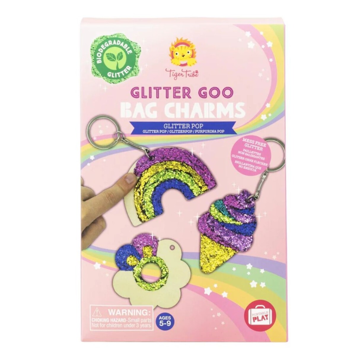 Glitter Goo- Crea llaveros - Glitter Goo- Crea Llaveros 