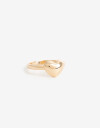 Anillos Chicos Metal Anillo Corazón Metal - Dorado