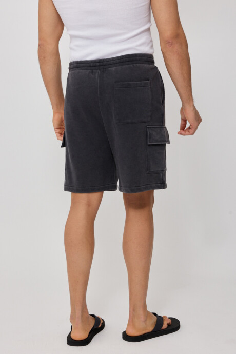 SHORT CARGO RIVEN RUSTY Negro