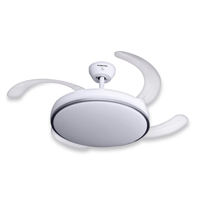 VENTILADOR DE TECHO RETRACTIL CON LUZ LED PUNKTAL VENTILADOR DE TECHO RETRACTIL CON LUZ LED PUNKTAL