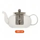 Tetera 800ml Vidrio Borosilicato Tapa / Infusor Acero Inox Sin Color