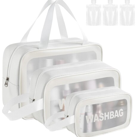 Organizador impermeable para valija WASHBAG Blanco