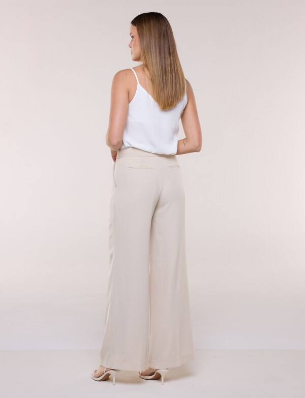 Pantalon Wide Leg BEIGE