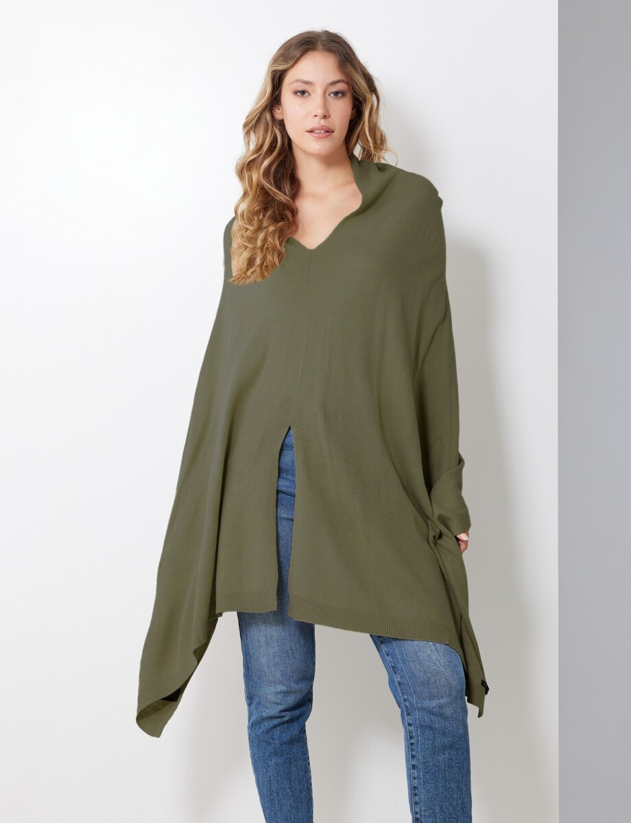 Poncho Colors - Oliva 