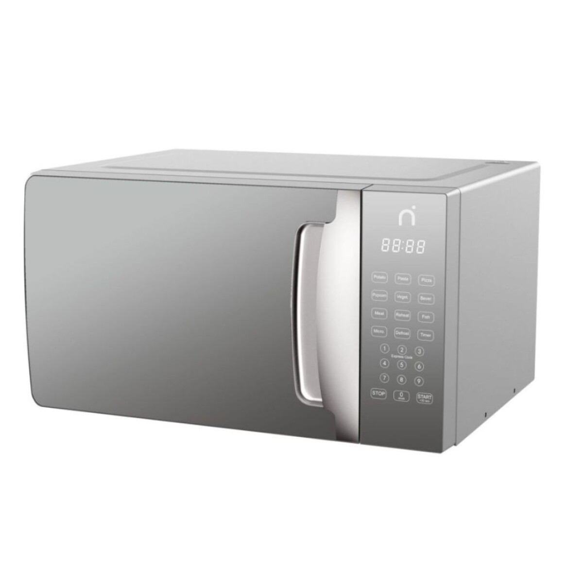 Microondas NIC´S DIGITAL 23Lts color SILVER INOX 