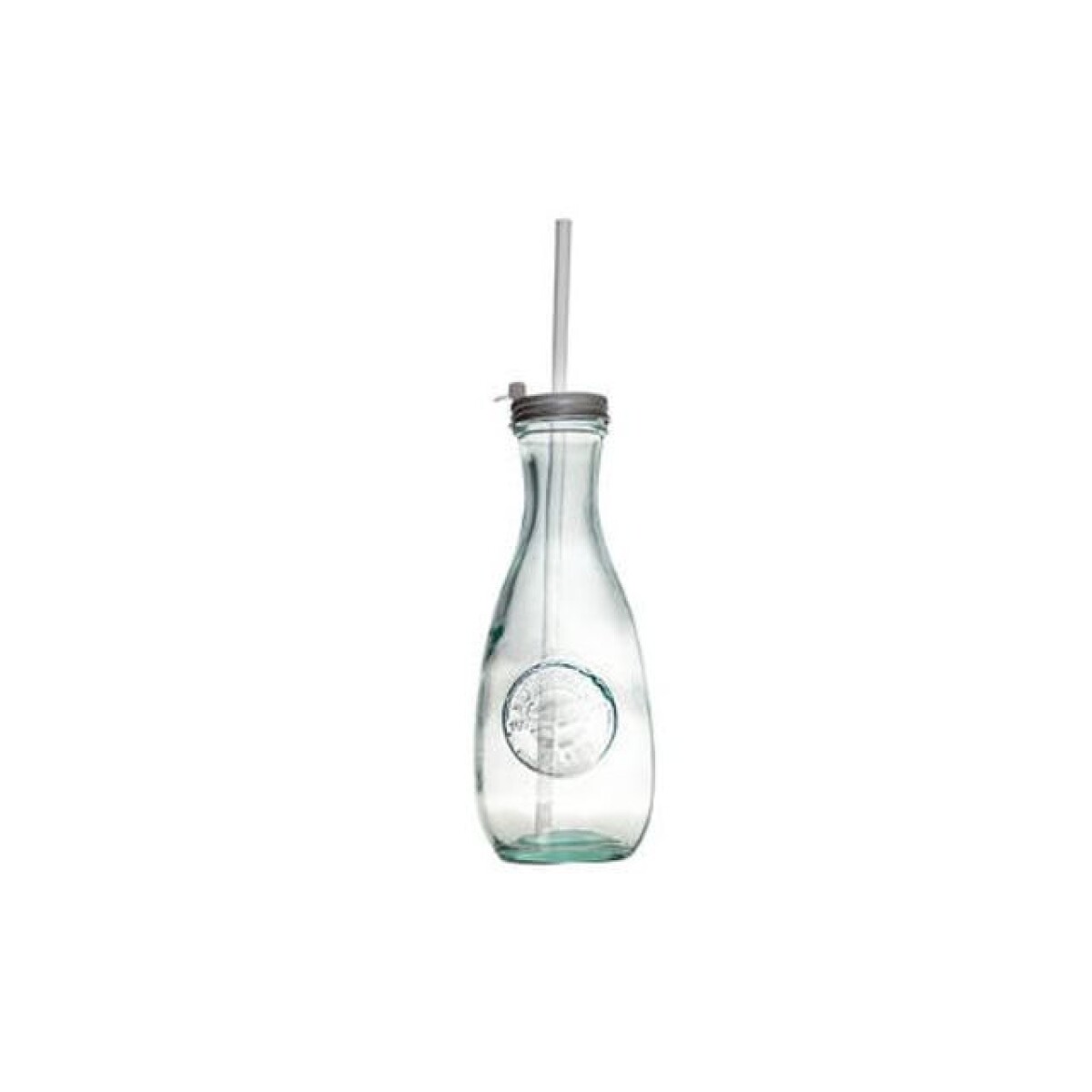 Botella de vidrio con tapa y sorbito Authentic 600cc 