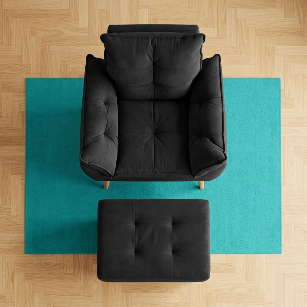 Juego De Living Sillón con puff Juego De Living Sillón con puff