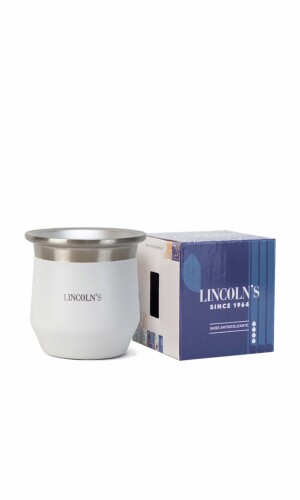 MATE TUNEZ ACERO INOXIDABLE BLANCO