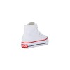 Championes Pony Bota Plataforma Fifth Ave Mujer Blanco